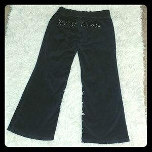 Flash Sale🎉Black Bebe velour sweatpants